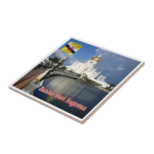 zBN006 MOSQUE OMAR ALI SAIFUDDIEN,  Tile