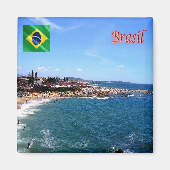 zBR028 RIO DAS OSTRAS, Brazil, America, Fridge Magnet (Front)