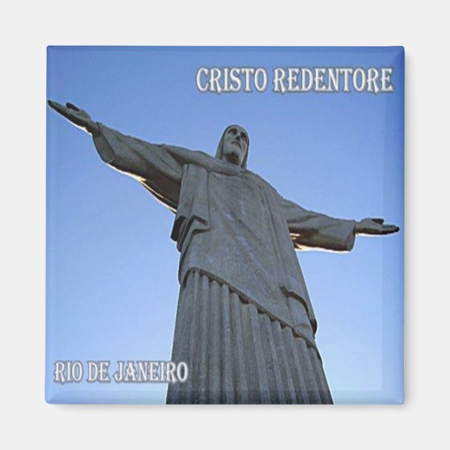 zBR039 RIO DE JANEIRO, Christ the Redeemer, Fridge Magnet (Front)