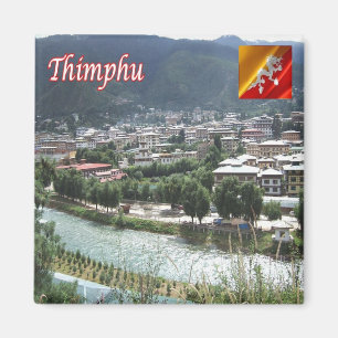 zBT008 THIMPHU, Bhutan, Asia, Fridge Magnet