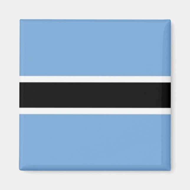 zBW001 BOTSWANA FLAG, Africa, Fridge Magnet (Front)