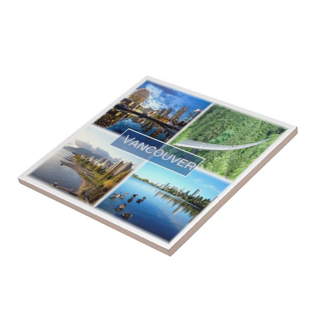 zCA008 VANCOUVER mosaic, Canada, America, Tile (Side)