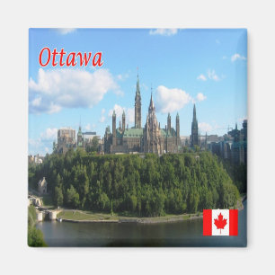 zCA022 OTTAWA Panorama, Canada, America, Fridge Magnet