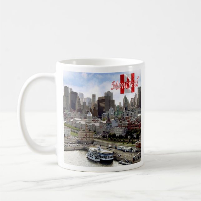 zCA024 MONTREAL Panorama, Canada, Coffee Mug (Left)
