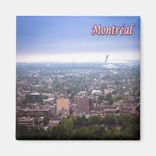 zCA025 MONTREAL, Panorana, Canada, Fridge Magnet
