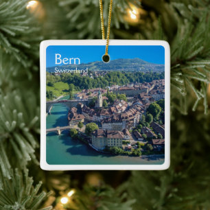 zCH005 BERN Switzerland, Ceramic Ornament