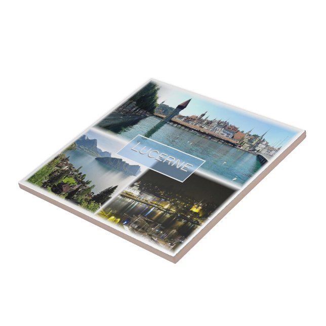 zCH043 LUCERNE Switzerland, Tile (Side)