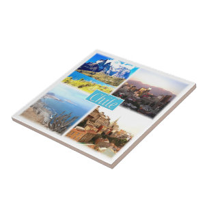 zCL004 CHILE, Mosaic, America, Tile