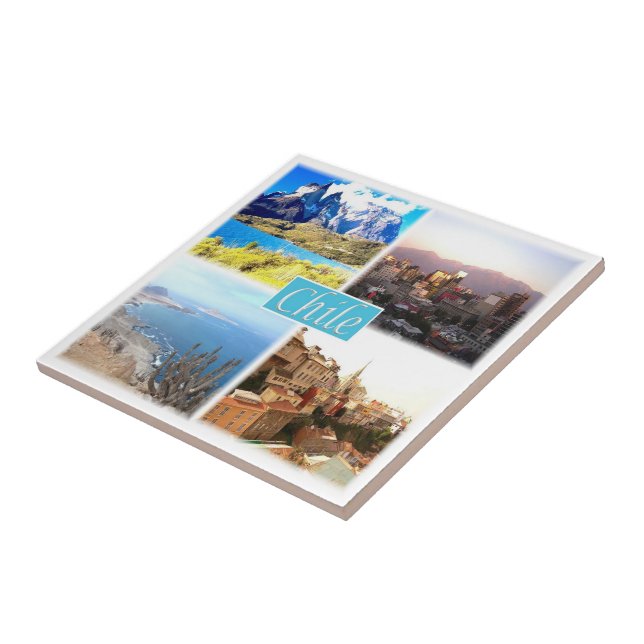 zCL004 CHILE, Mosaic, America, Tile (Side)