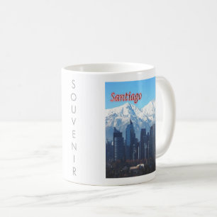 zCL018 SANTIAGO Skyline, America, Coffee Mug
