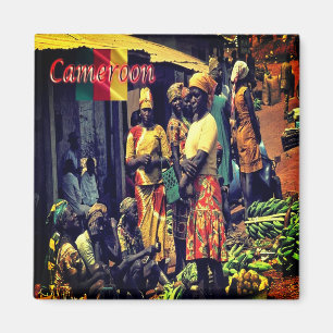 zCM016 CAMEROON, Women, Africa, Fridge Magnet