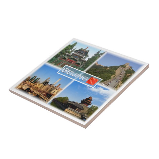zCN003 BEIJINGN Great Wall Badaling, Asia, Fridge Tile (Side)