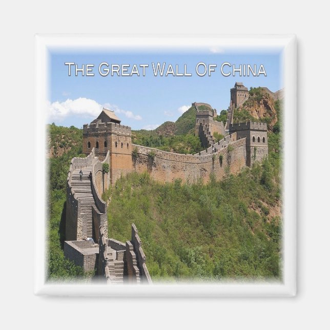zCN010 THE GREAT WALL in CHINA, Asia, Fridge Magnet (Front)