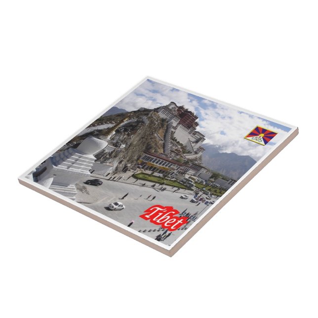 zCN022 TIBET, China, Asia, Tile (Side)