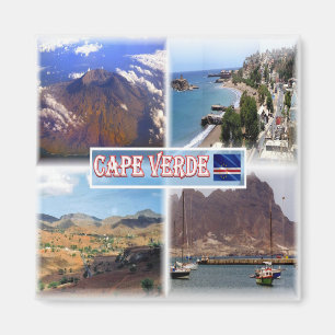 zCV0023 CAPE VERDE, Mosaic, Africa, Fridge Magnet