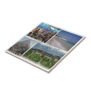 zCV025 CAPE VERDE, Mosaic, Africa, Tile