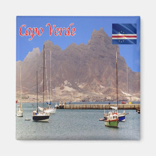 zCV026 CAPE VERDE, MONT CARA, Africa, Fridge Magnet