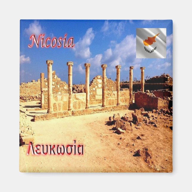 zCY016  NICOSIA Paphos Archeological Park, Magnet (Front)