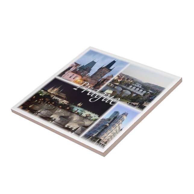 zCZ005 PRAGUE Czech Republic, Tile (Side)