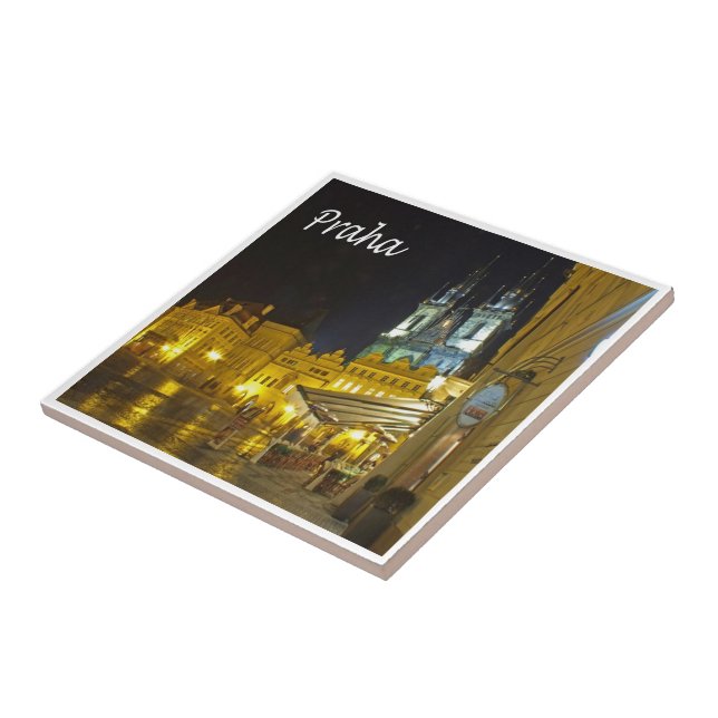 zCZ010 PRAGUE Czech Republic, Tile (Side)