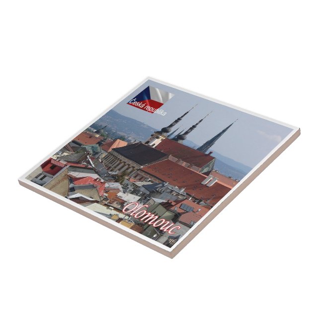 zCZ013 OLOMOUC Czech Republic, Tile (Side)