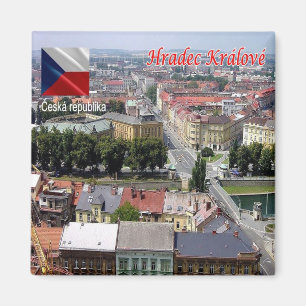zCZ020 HRADEC KRÁLOVÉ Czech Republic, Fridge Magnet