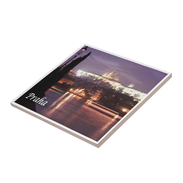 zCZ022 PRAGUE Czech Republic, Tile (Side)