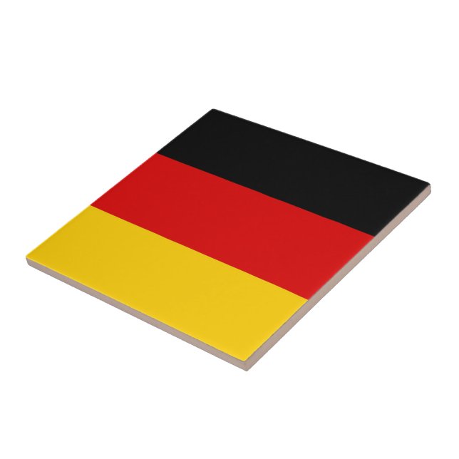 zDE001 GERMAN FLAG, Germany, Tile (Side)