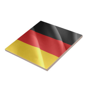 zDE002 GERMAN waving FLAG, Germany, Tile