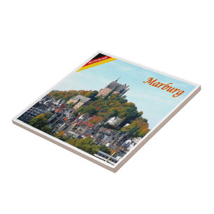zDE005 MARBURG Castle Germany, Tile