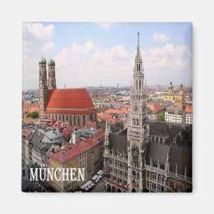 zDE023 MUNCHEN Germany, Fridge Magnet