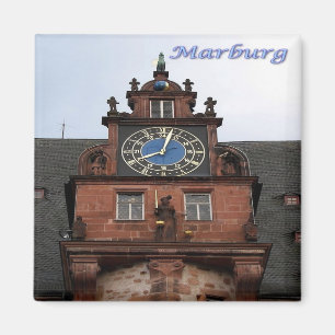 zDE039 MARBURG own Hall Germany, Fridge Magnet