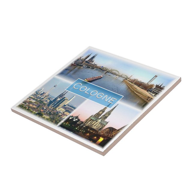 zDE043 COLOGNE KÖLN Germany, Tile (Side)