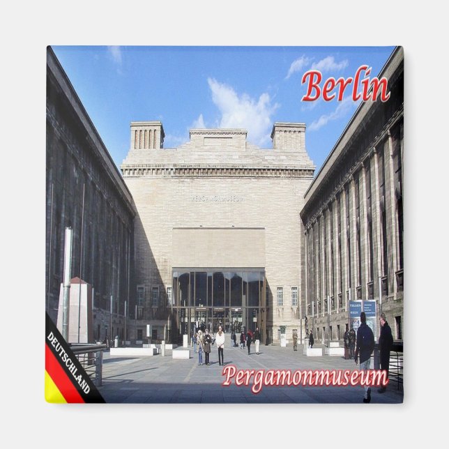 zDE044 BERLIN Pergamon museum Germany, Fridge Magnet (Front)