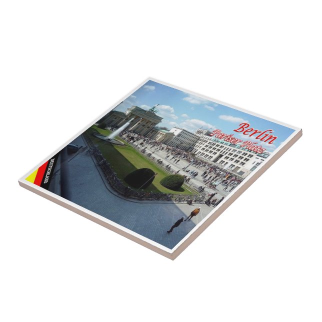 zDE065  BERLIN PARISER PLATZ Germany, Tile (Side)