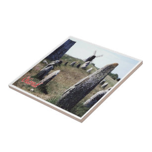 zDE082 ÖLAND MILL Frisian islands Germany, Tile