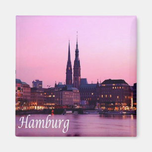 zDE084 HAMBURG, Germany Fridge, Magnet