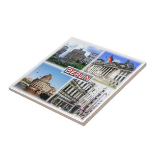 zDE109 BERLIN Brandenburg, Gate Reichstag, Tile