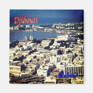 zDJ006 DJIBOUTI, Panorama, Africa, Fridge Magnet