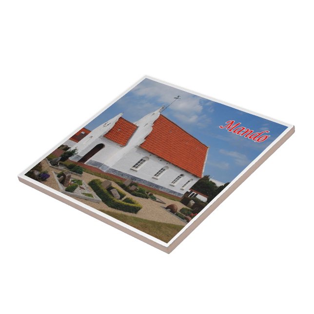 zDK010 MANDØ KIRK Frisian Islands Denmark,  Tile (Side)