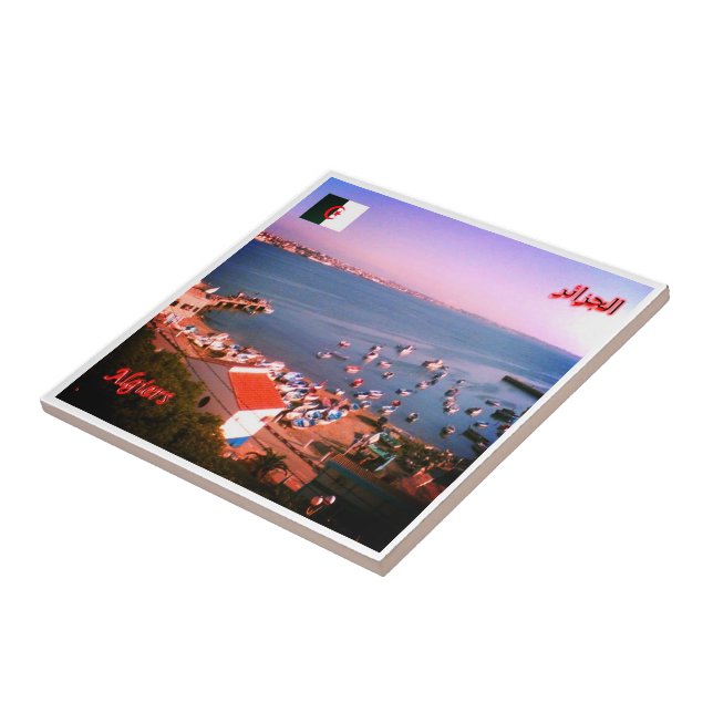 zDZ004 ALGERI, Algeria, Africa, Tile (Side)