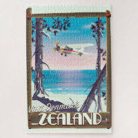 Zealand Denmark travel poster