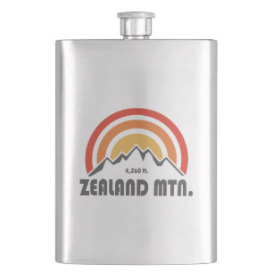 Zealand Mountain New Hampshire Hip Flask
