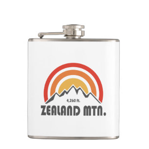 Zealand Mountain New Hampshire Hip Flask