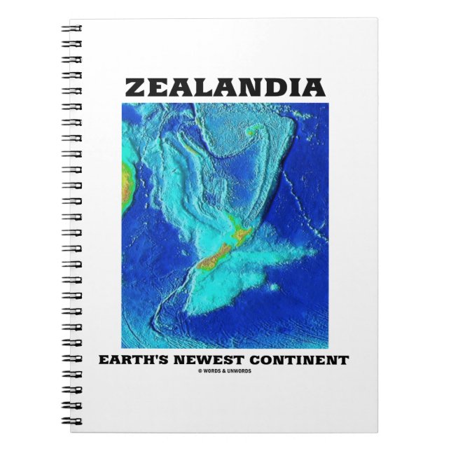 Zealandia Earth's Newest Continent Notebook (Front)