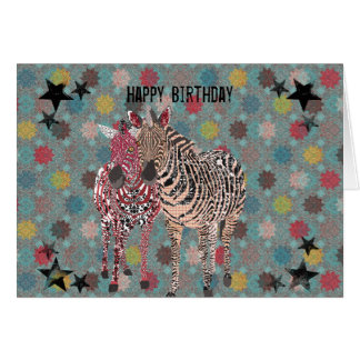 Zeb & Zenya Birthday Card