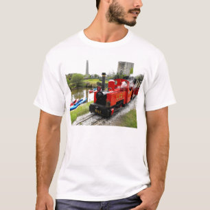 Zebedee steam engine at Lappa Valley T-Shirt