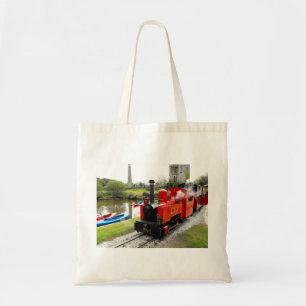 Zebedee steam engine at Lappa Valley Tote Bag