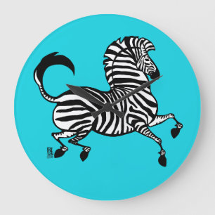 Zebra 1 Clock