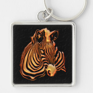 Zebra 1 Keychain